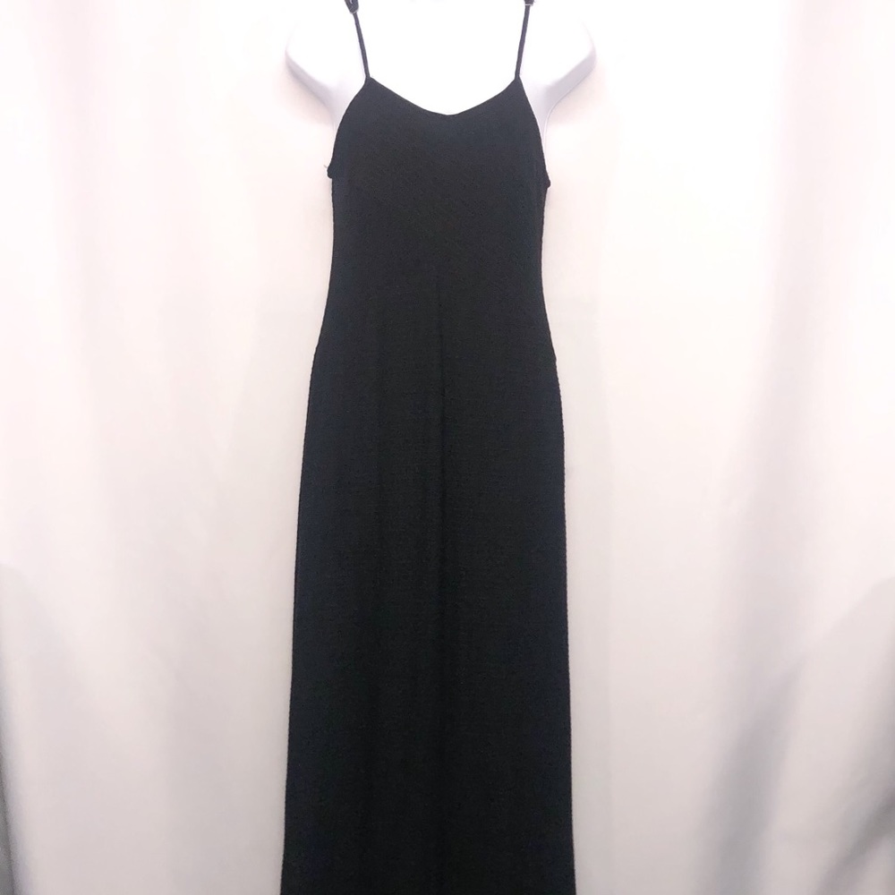 Black maxi dress